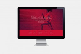 fitness first website design homepage story footer