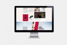 fitness first website design homepage