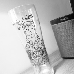 Charlie Wells Pint Glass