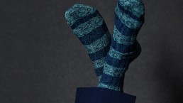 Pantherella Striped Socks.